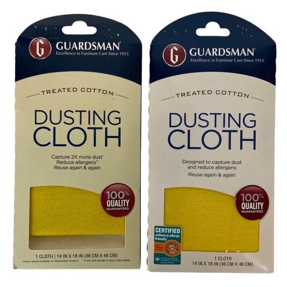 Guardsman Treated Cotton Dusting Cloths 14x18 Inch 2-Pack - Picture 1 of 2
